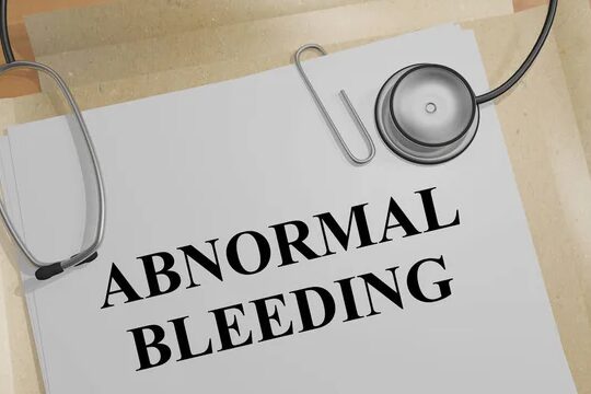 sangrado anormal o inusual
